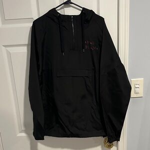 Machine Gun Kelly Hotel Diablo Men's Black Hooded Windbreaker Jacket